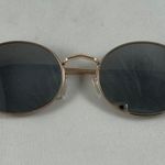 Gold And Black Shimmer Round sunglasses Photo 0