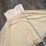 Mori Lee  Madeline Gardner Lace Bridesmaid Prom Dress Strapless Women Sz 10 Photo 12