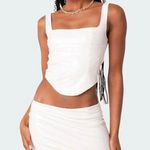 Edikted  Amiyah Vinyl Corset Photo 0