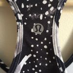 Lululemon Black White Static Mist Cool Racerback Athletic Workout Tank Top Photo 6