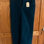 st. john's bay NWT Teal St. John’s Bay Corduroy Pants size 4P Photo 0