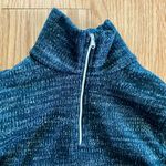 Spyder  Heathered Black Fleece Half Zip Pullover Womens Small Photo 2