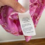 J.Crew  Cotton Pink Orange Floral Tie Neck Halter Midi Dress Size Medium New Photo 7