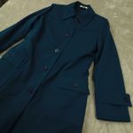 Forecaster of Boston Vintage Teal Blue Lined Over Coat size 9/10 NWT Deadstock Photo 2