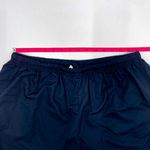 Nike Vintage Andre Agassi 1990 Challenge Court Tennis Shorts 7" Nylon Navy Blue Photo 2
