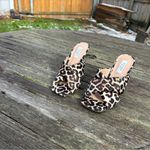 Steven New York Baga Heeled Sandal Sz‎ 7 Cheetah Print Black Photo 2