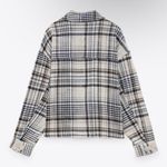 ZARA NWT Plaid Flannel Overshirt Shirt Jacket Shacket Size S Photo 12