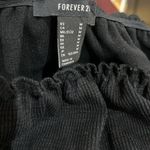 Forever 21 Black Cropped Short Sleeve Shirt Photo 2