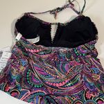 Sunshine 79 Disco Dream Halter Midkini Top Size 6 NWT Pink Photo 4