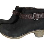 Dansko Black Nubuck Ankle Booties Photo 5