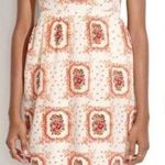 Madewell silk twist-back tank dress floral frame Photo 0