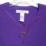 Ladies' Napa Valley Blouse (L) Purple Size L Photo 1