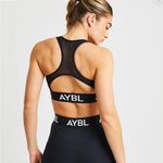 AYBL NWT  black training sports bra Photo 1