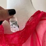 Vintage Peignoir Robe Jacket Red Size M Photo 5