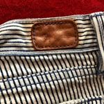 Levi's  striped shorts engineer jean denim 4 27 S white blue short vintage Photo 4