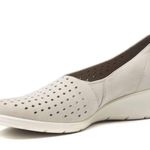 Ecco  Felicia Gravel Leather Wedge Heel Shoes, Size EU 41 | US 10-10.5 New in Box Photo 13