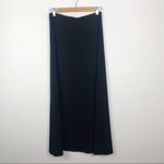 Michael Kors Black Drawstring Gold Hardware Maxi Skirt Size Small Photo 7