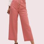Kate Spade Heather Basket Weave Wide Leg Pant, Sz 8 Photo 0