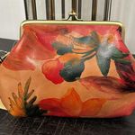 Patricia Nash Savena Winter Bloom Floral Kiss Lock Clutch Wristlet Bag NWT Photo 3