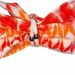 Arden B  Aztec Tie Front Strapless Bikini Swim Top Women's Size Medium Photo 5