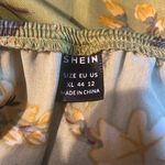 SheIn Floral Satin Long Dress Photo 4