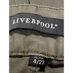 Liverpool  Women's Elastic Waist Flat Front Pull-On Green Jeggings Size 4P / 27 Photo 6
