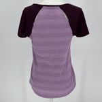 The North Face  Flash Dry Athletic Running Short Sleeve Shirt Purple Size Medium Photo 7