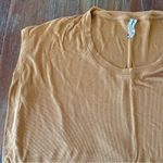 Athleta  Gold Ribbed Sleeveless Top Extra Large Photo 5