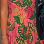 Red Dress Boutique Red Dress Pink Tropical Mini Linen Dress  Photo 2