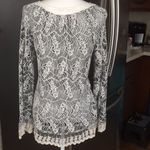 Lola Lace and sequin sweater Black Size M Photo 3