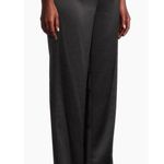 Misook  Straight-Leg Satin Pants Black Size Small New Shiny Flowy Size Zip Photo 8