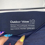 Outdoor Voices  Blue Techsweat Capri Leggings Size S Photo 2