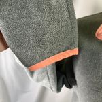 Columbia  PGF Womens Gray Fleece Pullover Coral Trim‎ Fishing Gear Mock Neck Photo 6