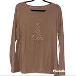 Coldwater Creek  large (14) primaknit jeweled tee with flaw on back shoulder NWT Photo 12