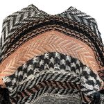 Free People Knit Long Cardigan Chunky Sweater Peach Cream Multi Sz XS-M Boho Photo 7