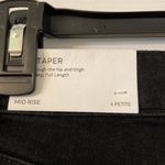 Ann Taylor  The Taper Full Length Mid Rise black jeans size 4P brand new Photo 4