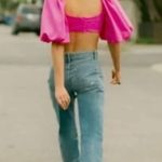 ZARA Hot Pink Crop Top Photo 2