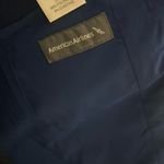 Blue long wool blend pea coat winter jacket! Size 6R! Photo 13