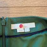 Boden Jessica Ponte Dress Tie Front Jersey Knit Cotton Blend Size 8P Petite Green Photo 2