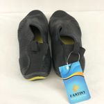 Fantiny Womens Water Shoes Fabric Slip On Black 7 Photo 2