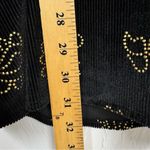 Tularosa Revolve Black Corduroy Gold Paisley Studded Mini Dress Womens S Boho Photo 5