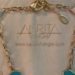 Amrita Singh  Turquoise Noah’s Ark statement necklace.Lobster clasp. NWT. Photo 10