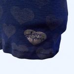 EXPRESS navy blue heart print vintage 2000s tank top Size S Photo 2