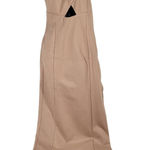 Lovers + Friends  Womens Tan One Shoulder Cutout Maxi‎ Dress Size M Photo 0
