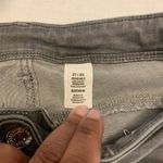 H&M Gray Wash Distressed Skinny Denim Jeans Grunge Casual Pants Size 27W 30" # Photo 11