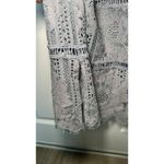 METISU NWT Grey Lace Crochet Bowknot Midi Dress Size M Elegant Party Wedding Gray Size M Photo 2