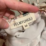 Floral Maxi Dress with Slit Pink Size M Photo 1