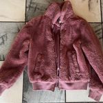 Miss Selfie Faux Fur Jacket Pink Photo 0
