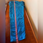 Laura and Jayne Vintage 100% Silk Crop Top & Pant Set Size L Blue Size L Photo 14