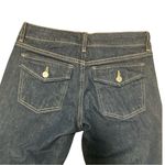 ZARA Women’s Dark Wash Straight Leg Jeans Size 2 / 34 | Cargo Pocket Detail Photo 5